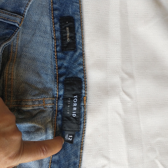 Torrid Women's Premium Boyfriend Jeans  size  12 - Picture 10 of 10
